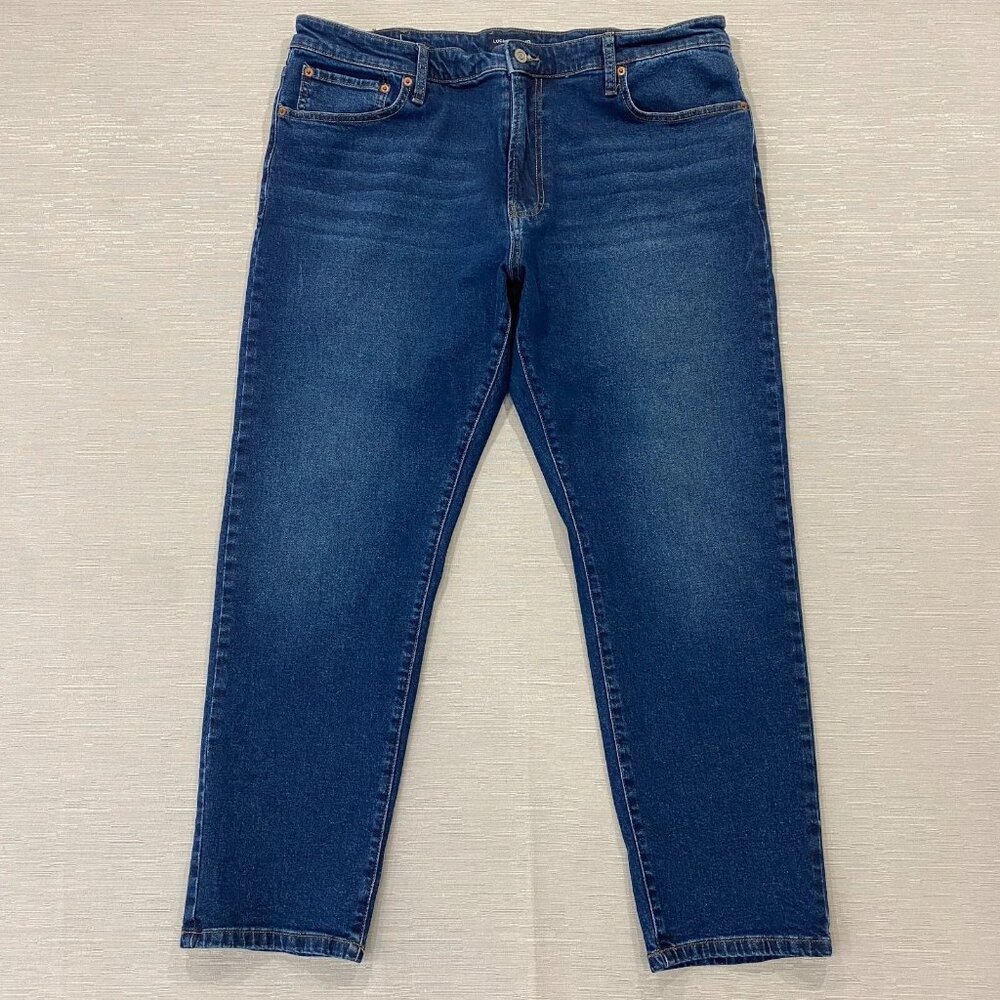Lucky Brand 410 Jeans Mens 38 x 30 Straight Leg Medium Wash Denim